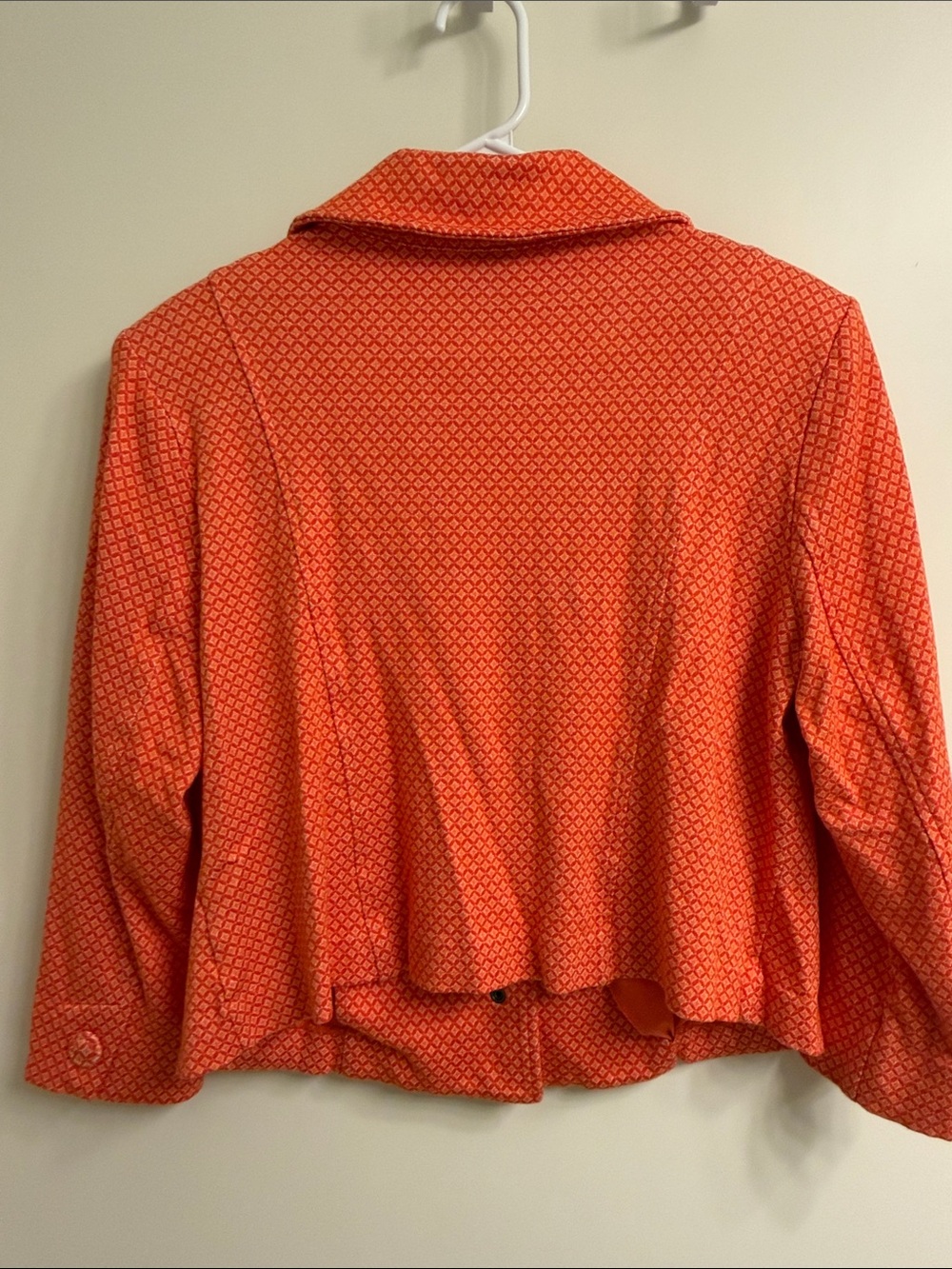 Cabi Orange Patterned Button-Front Jacket - Picture 3 of 3